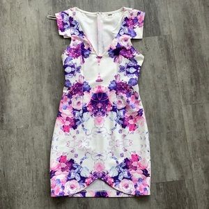 White floral dress